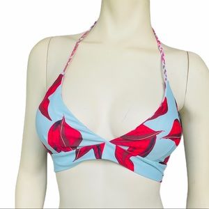 Cupshe Reversible Tropical Bikini Top